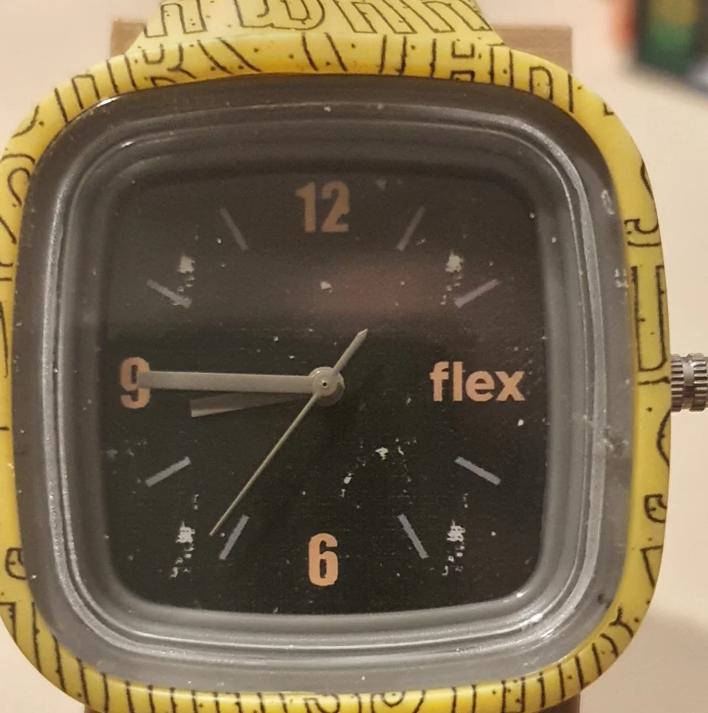 10/$20 Star Wars X Flex Deathstar Yellow/Black Silicone Unisex Watch